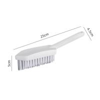 Cepillo de limpieza triangular sin callejón sin salida, cepillo de suelo de cerdas rígidas para colgar con cabeza Triangular, cepillo para huecos de azulejos de cerámica lavable blanco - details 0