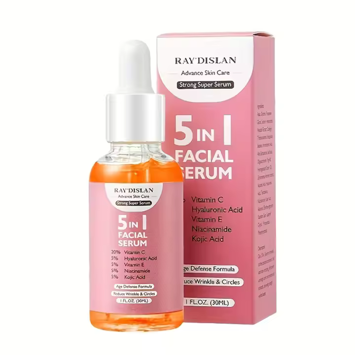 Sérum Facial de Colágeno Tri-Peptido 5 en 1 para Rejuvenecer la Piel Sin Gluten - 1
