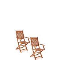 Mesa de jardín de madera de acacia FSC ®   Mesa auxiliar plegable de 46x46cm para exterior, balcón o terraza - details 7