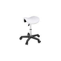 Taburetes de salón giratorios con altura ajustable, sillas con ruedas de 59-70 cm, negro y rosa - details 12