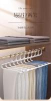 Estante para pantalones con forma de ganso, artefacto de almacenamiento multifuncional con clip que no deja marcas - details 0
