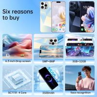 FUFFI-C15 pro Max Smartphone 6.3 Pulgadas 3+32GB ROM 3500mah Android Google Play Store Dual Sim 5+8MP Celulares - details 1