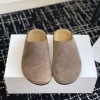 Nuevas zapatillas de verano de cabeza redonda a la moda, zuecos de madera con tacón grueso, zapatos de mujer - details 3