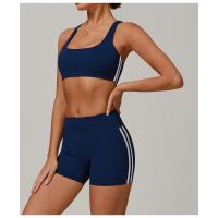 Sujetador deportivo de alto soporte con cuello en U y espalda en Y, ropa deportiva gruesa para mujer, Top deportivo - details 6