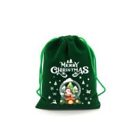 Bolsas de Terciopelo Navideñas Pequeñas 10pcs Bolsas de Dulces para Regalos - details 12