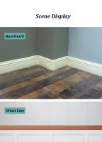 NBR-Baseboard decorativo autoadhesivo de espuma, rodapié, línea de cintura, líneas de borde, pegatina de borde de pared anticolisión - details 6