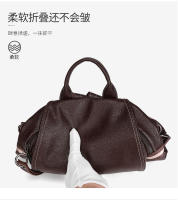 Mochila de cuero genuino para mujer, bolso de moda, bolsas de viaje antirrobo, estilo urbano, plegable, de cuero suave, bolso trasero vintage, bolsas impermeables, estilo punk, personalidad callejera - details 8