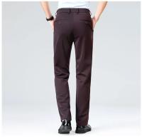 Pantalones informales elásticos para hombre, pantalones de traje de negocios, pantalones de vestir transpirables para primavera y verano, pantalones de trabajo de longitud completa para hombre - details 21