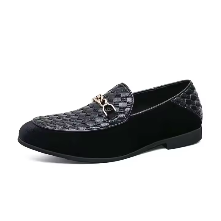 2023 zapatos antideslizantes al aire libre de cuero para hombres grandes de nueva moda - 1
