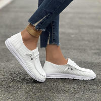 Zapatos vulcanizados informales para mujer, mocasines cómodos sin cordones para deportes al aire libre, 2024 - details 6