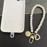 Pulsera para teléfono móvil, joyería colgante, cuerda de mano, cordón para teléfono móvil, cordón de perlas, cordón corto de perlas, correa de muñeca de perlas - details 1