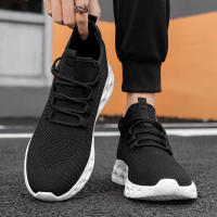 Zapatillas de correr a la moda para hombre, deportivas atléticas, transpirables, cómodas, ligeras, informales, antideslizantes, para gimnasio, entrenamiento, uso diario - details 11