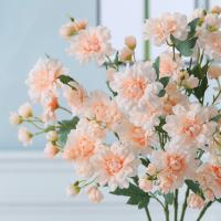 Flor de peonía Artificial de 63cm, rama de flor de peonía de seda elegante de plástico hecha a mano, 5 tenedores, flor falsa, decoración para el hogar y el jardín - details 2