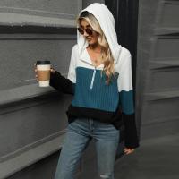 Sudadera con capucha con cremallera para mujer, suéter suelto de manga larga, tops de moda, - details 2