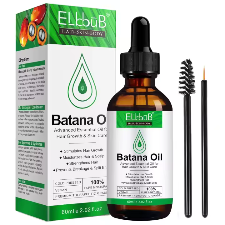ELBBUB Dr. Sebi Raw na - Aceite de crecimiento 100% orgánico para hombres y mujeres, procedente de Honduras, puro sin refinar, nutritivo para el cuero cabelludo y el cabello, - 1