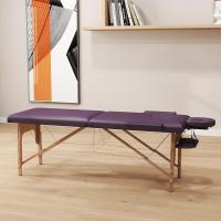 Camilla de masaje plegable, mesa de masaje: 2 zonas de madera, para fisioterapia y tatuaje - details 5
