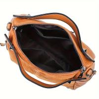 Nuevas carteras elegantes para mujer, bolsos hobo cruzados con tachuelas y bolsos de hombro con asas superiores. - details 3