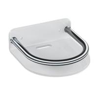 Estante de almacenamiento para baño sin perforaciones, estante cuadrado para champú montado en la pared, colgador de pared flotante sin taladro para almacenamiento de maquillaje - details 3