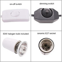 Bombilla halógena de 50W incluida, lámpara de calor para reptiles, cuello de cisne ajustable, lámparas de calefacción para acuario, Terrario de tortuga, lagarto, serpiente - details 2