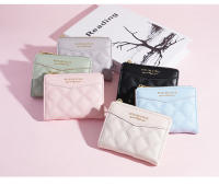 Cartera Corta y Delgada con Múltiples Ranuras Color Sólido Elegante para Chicas - details 3