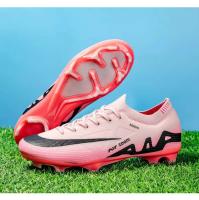 Putian-zapatos de fútbol juvenil con Copa Europea, zapatillas de fútbol de caña baja, sin costuras, con tejido volador, característica de entrenamiento con uñas rotas, 2025 - details 25