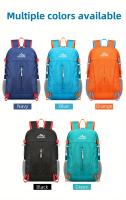 Bolso de Hombro para Deportes al Aire Libre Ultraligero con Gran Capacidad Mochila Plegable Montañismo Paquete Superior Adecuado para Senderismo, Ciclismo, Viajes, Viajes de Negocios, Correr Absorbente de Impactos y Correas Transpirables Almacenamiento - details 6
