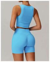 Conjunto de Yoga para Mujeres Ouwu Ropa de Entrenamiento de Manga Larga - details 5