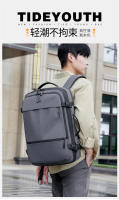Mochila de negocios Moda nueva bolsa de viaje de gran capacidad Mochila de computadora impermeable para hombres Casuales Mochila de estudiante masculina - details 4