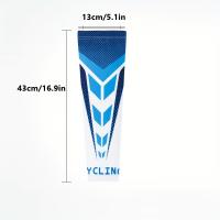 Guantes de brazo negros para hombre - Protector solar, transpirable para ciclismo y deportes al aire libre, manga para motocicleta, conducción y pesca, material de poliéster, equipo deportivo al aire libre |   Guantes de brazo elegantes |   Guantes de bra - details 5