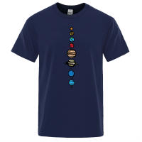Camiseta de Nine Planets para hombre, camisa de marca de manga corta con cuello redondo, de planetas, color Vintage - details 7