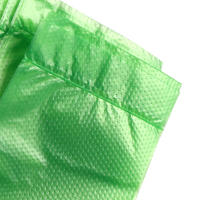 Bolsa de plástico con asa para basura, chaleco verde de 9 tamaños, para regalo, venta al por menor, supermercado, compras de comestibles, 100 piezas - details 2