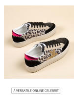 Nuevos zapatos ligeros de junta antideslizante suela suave de las mujeres de la plataforma casual zapatos de moda estrella blanco zapatos. - details 10