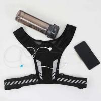 Mochila ligera reflectante para correr, bolsillo con cremallera, correa ajustable, chaleco deportivo para correr, bolsa para tarjetas de entrenamiento - details 6