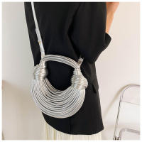 Nuevo Bolso de mano tejido a mano para pan y fideos, con cable eléctrico, para hombro, - details 34