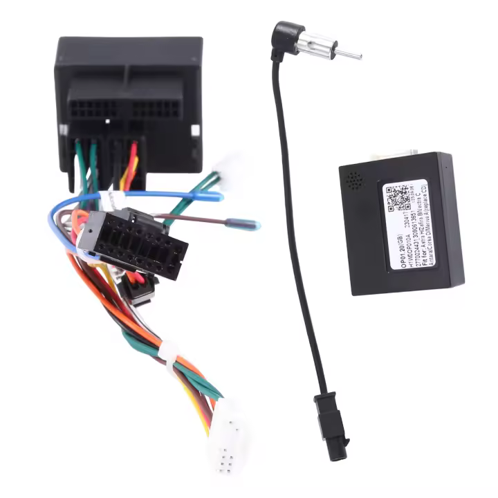 Cable de Radio de coche con caja CANBus para Opel Astra H Zafira B, arnés de cableado de alimentación para unidad central Android, adaptador de instalación - 1