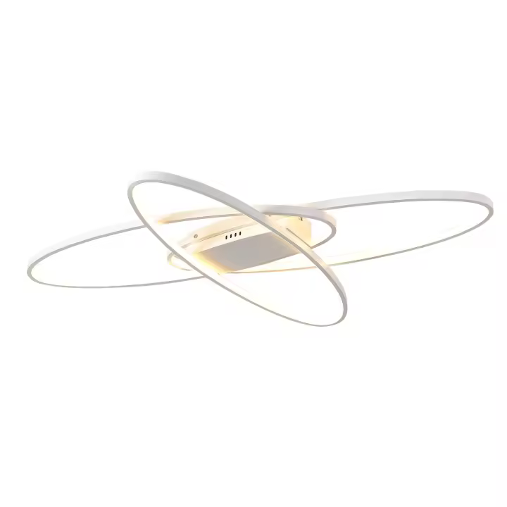 Luces de techo modernas, lámparas de techo LED regulables, candelabro LED de montaje empotrado - 1