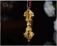 Colgante de cobre puro, estaca artesanal nepalí, accesorio colgante de mortero, artefacto tántrico - details 4