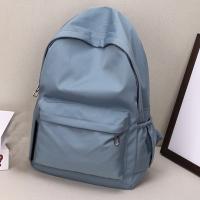 Mochila escolar impermeable de gran capacidad para mujer, mochila escolar con cremallera suave, Color sólido, mochila informal para adolescentes y niñas, suministro para estudiantes - details 14