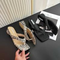Estilo nacional nuevo verano hermoso desgaste exterior zapatillas versátiles pellizcar falda Internet celebridad antideslizante chanclas moda francesa mujeres - details 9