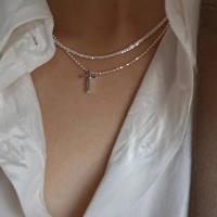 Collar Brillante de Plata Cadena Choker de Clavícula a la Moda Accesorios de Boda Coreana para Mujeres - details 4
