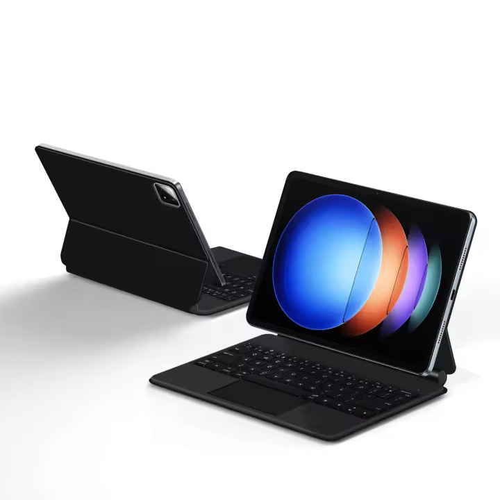 AJIUYU teclado mágico para Xiaomi Pad 6S Pro 12 Funda magnética para Teclado inteligente, accesorio para Tablet MiPad 6spro, Español - 1