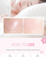 Máscara de Noche Hidratante de Sakura 20pcs Cuidado de la Piel Nutritivo para Anti-Envejecimiento - details 7