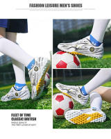Zapatos de fútbol para niños FG/TF, botas de fútbol escolares, tacos para niños y niñas, zapatillas de deporte para césped, calzado deportivo de entrenamiento atlético al aire libre - details 16