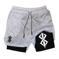 Pantalones Cortos de Verano para Hombres 2 en 1 Gimnasio Athletico Secado Rápido - details 8