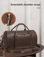 Bolso plegable del equipaje de los hombres de la ropa portátil impermeable del viaje del almacenamiento del sistema del cuero de la PU de alta calidad - details 7