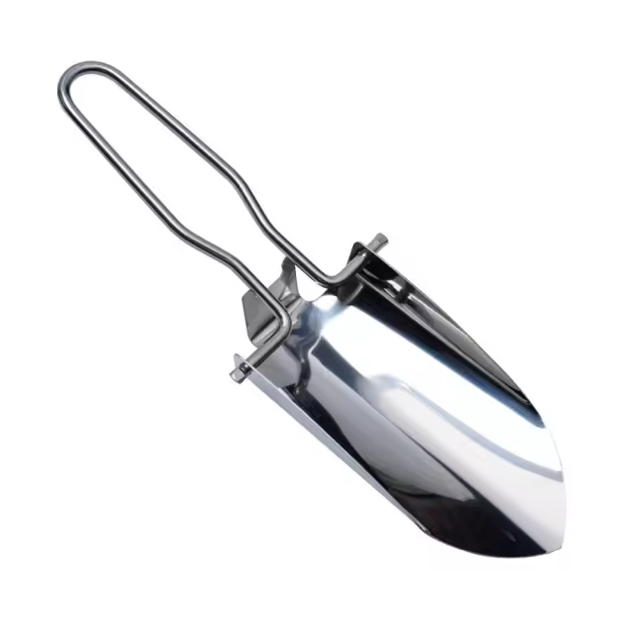 Pala Plegable Portátil de Acero Inoxidable Herramienta de Jardinería Duradera para Acampar y Mini Pala para Jardín y Deportes al Aire Libre - 1