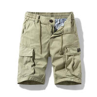 Pantalones Cortos de Carga de Algodón 100% Pantalones Cortos Casuales para Hombres en Verano 2024 - details 4