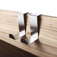 Durable práctico para cocina baño gabinete puerta organizador trasero sin perforaciones gancho para colgar ropa estante de almacenamiento gancho para llaves - details 12