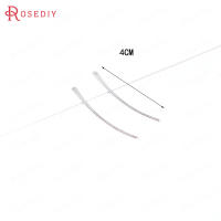 20 piezas, 4CM, 5CM, 6CM, 7CM, barra curva de latón chapada en oro, colgantes, accesorios de joyería Diy, accesorios para pendientes, venta al por mayor - details 7