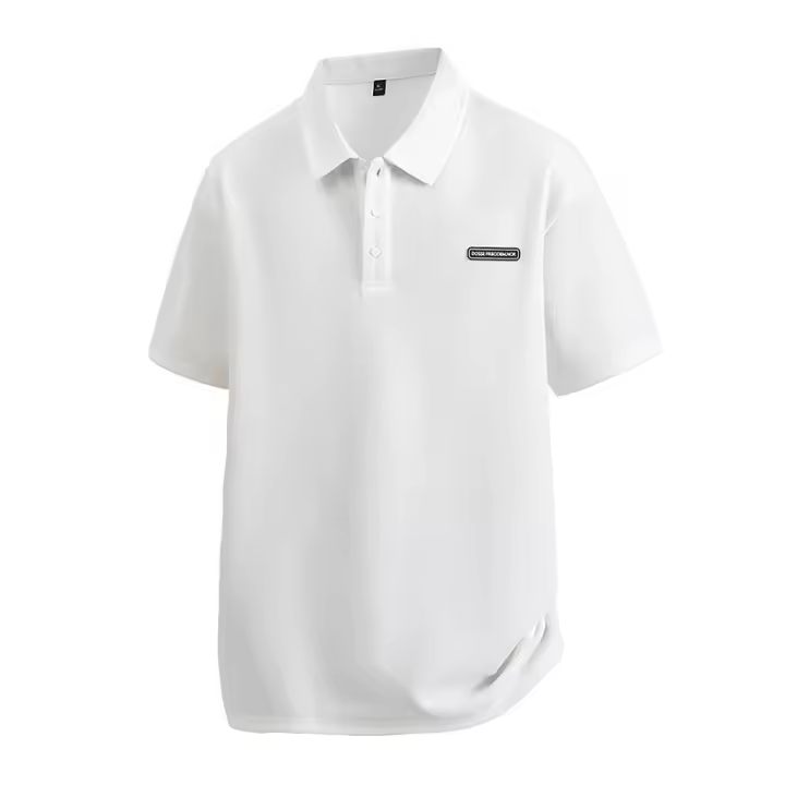 Camiseta manga corta hombre polo holgado antibacteriano adelgazante polo cómodo transpirable - 1